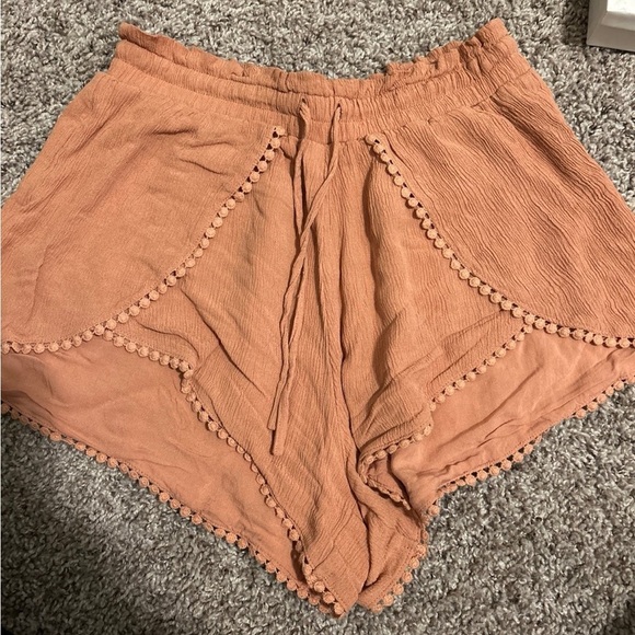 Aeropostale peach comfy casual shorts - Picture 4 of 5